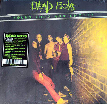 DEAD BOYS "Young Loud And Snotty" LP (Jackpot) Yellow/Red Wax